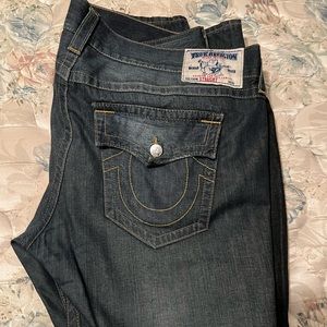 Dark blue denim True Religions